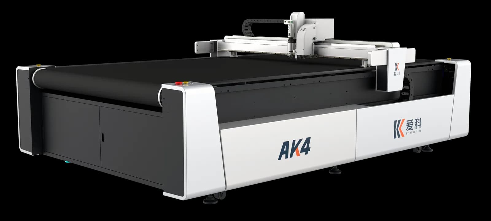 Sistema de corte inteligente iECHO AK4 vista em ângulo