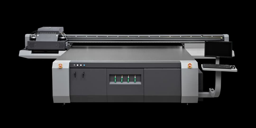 Impressora UV flatbed HandTop HT2512UV, vista frontal
