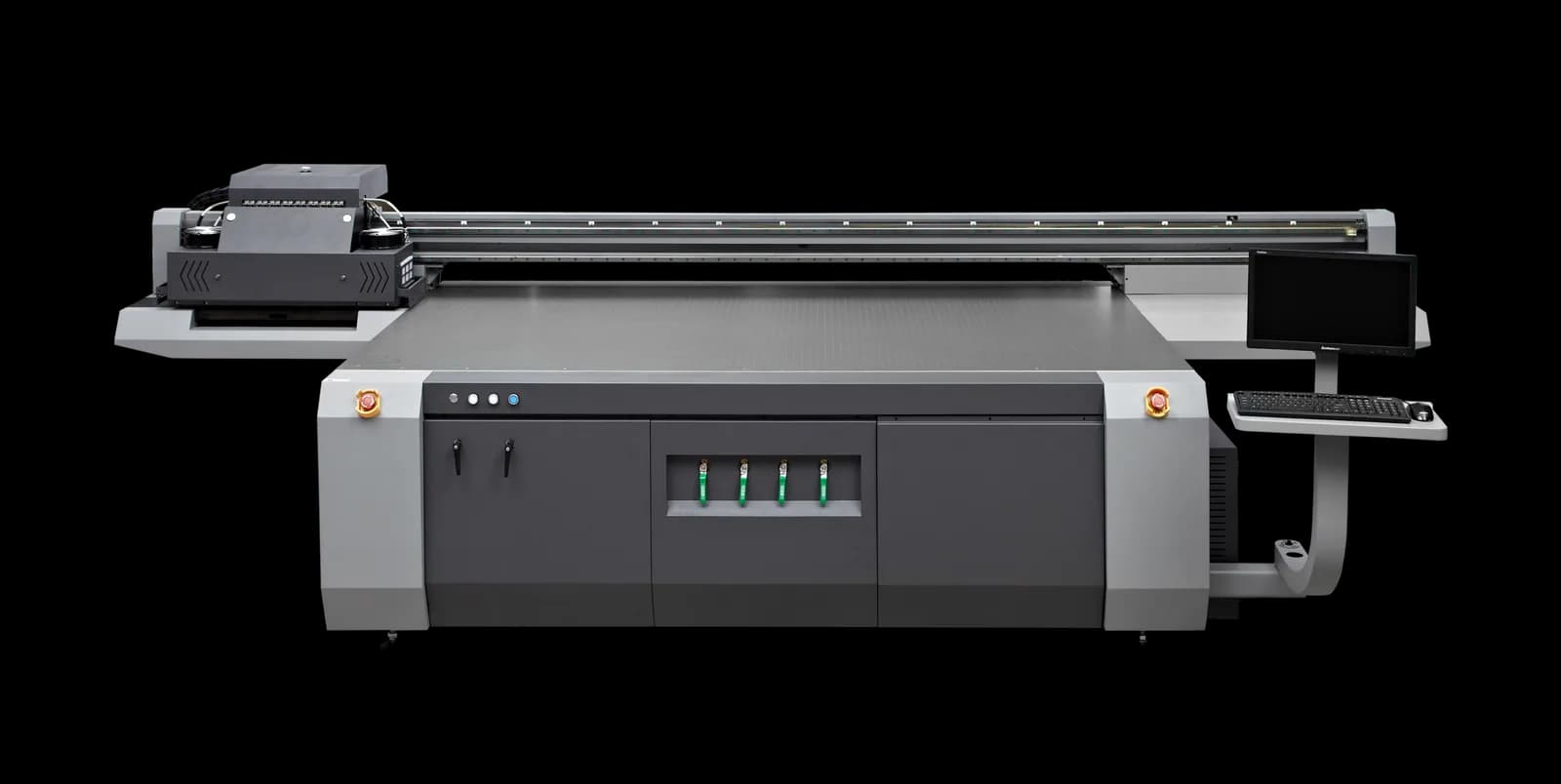 Impressora UV flatbed HandTop HT2512UV, vista frontal